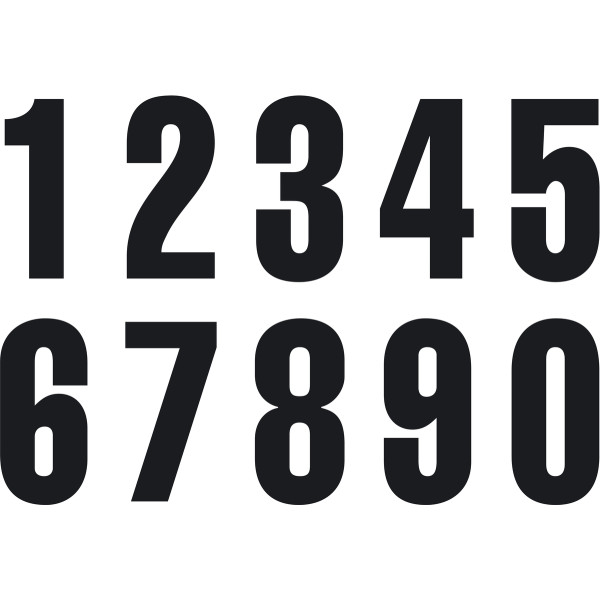 KTM Start numbers